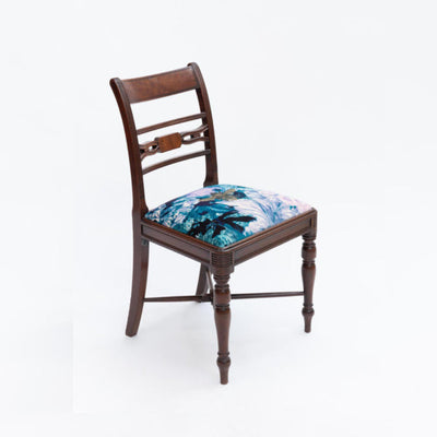 Bee Bouquet Blues Dining Chair by Timorous Beasties-1