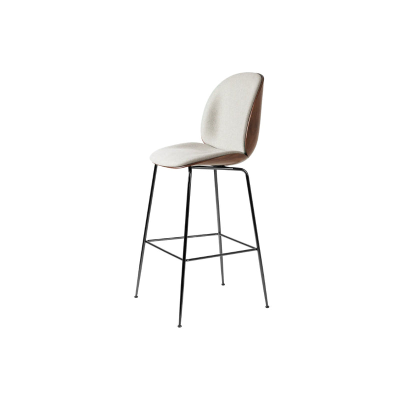 Beetle Bar Chair 3D Veneer - Front Upholstered by Gubi