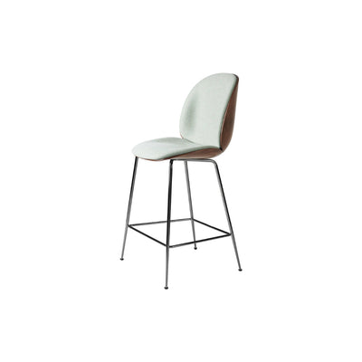 Beetle Counter Chair 3D Veneer - Front Upholstered by Gubi - Additional Image - 1