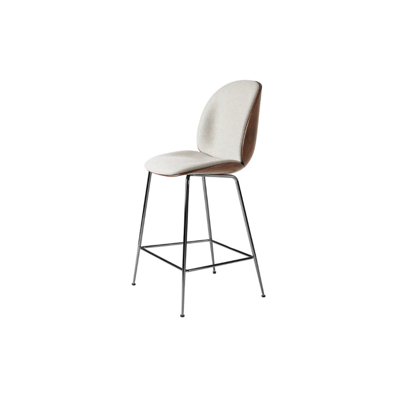 Beetle Counter Chair 3D Veneer - Front Upholstered by Gubi - Additional Image - 2