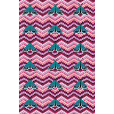 Bell Moth Fabric Wallpaper by Timorous Beasties