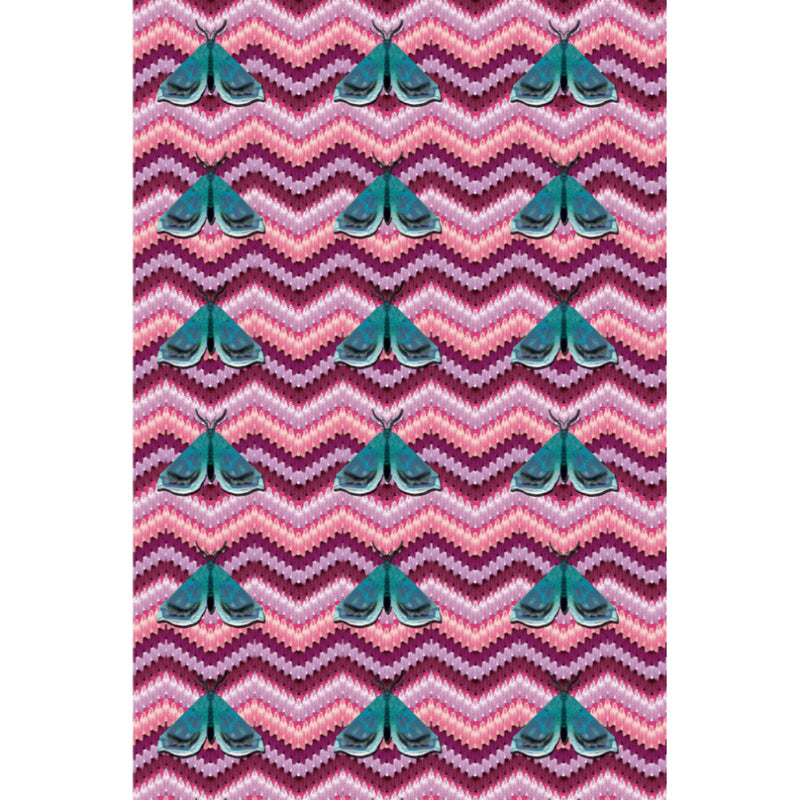 Bell Moth Fabric Wallpaper by Timorous Beasties