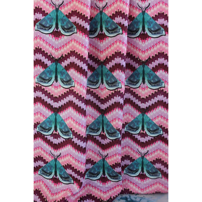 Bell Moth Fabric Wallpaper by Timorous Beasties-5