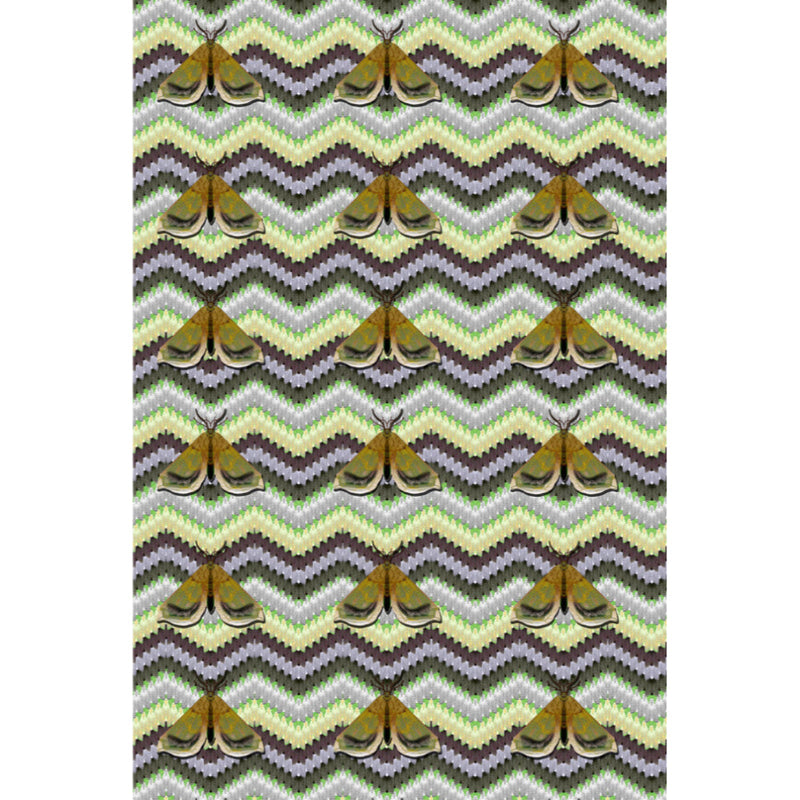 Bell Moth Fabric Wallpaper by Timorous Beasties