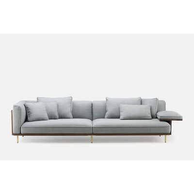 Belle Reeve Sofa - Long Sofa With One Arm + Flat Armrest by De La Espada 1