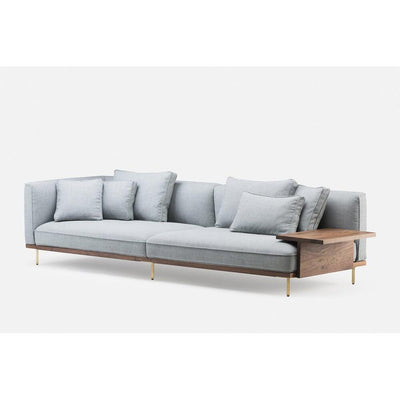 Belle Reeve Sofa - Long Sofa With One Arm + Flat Armrest by De La Espada 3