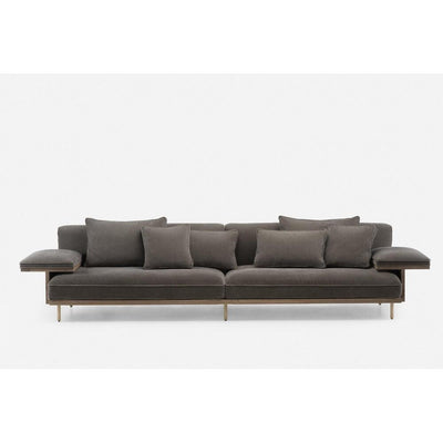 Belle Reeve Sofa - Long Sofa With Two Flat Armrests by De La Espada 1