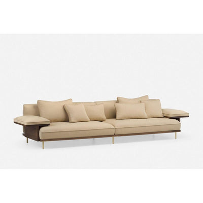 Belle Reeve Sofa - Long Sofa With Two Flat Armrests by De La Espada 5