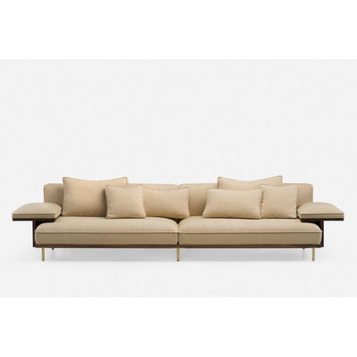 Belle Reeve Sofa - Long Sofa With Two Flat Armrests by De La Espada 6