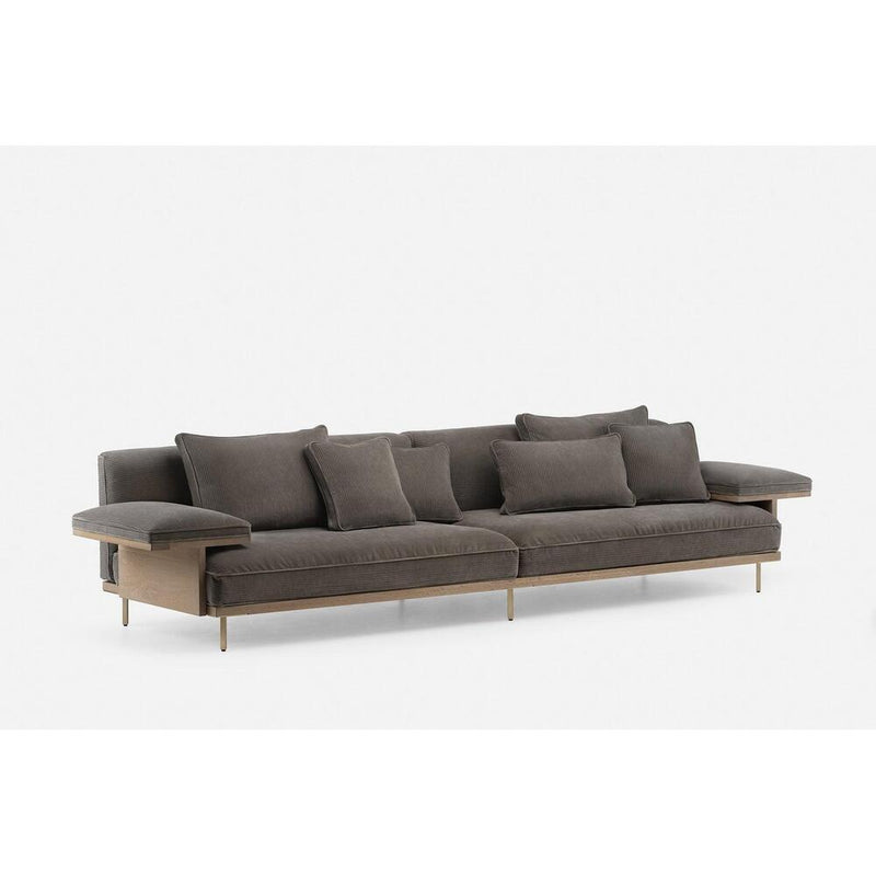 Belle Reeve Sofa - Long Sofa With Two Flat Armrests by De La Espada 