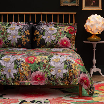 Berkeley Blooms Midnight Duvet Set by Timorous Beasties