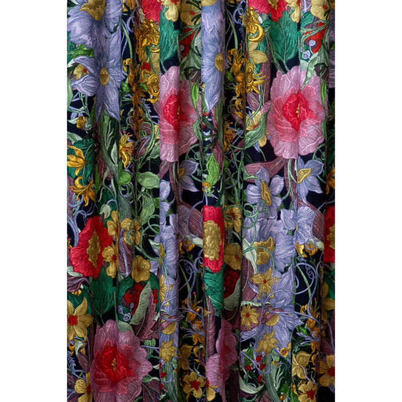 Berkeley Blooms Velvet Fabric Wallpaper by Timorous Beasties-1