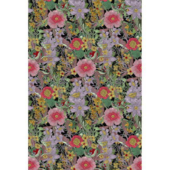 Berkeley Blooms Velvet Fabric Wallpaper by Timorous Beasties