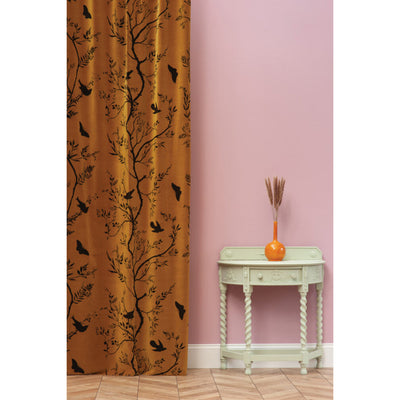 Birdbranch Stripe Velvet Fabric Wallpaper by Timorous Beasties-4