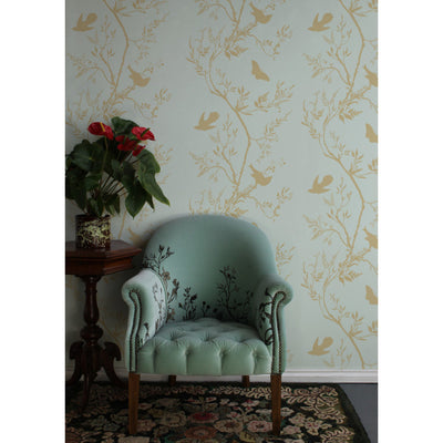 Birdbranch Stripe Wallpaper by Timorous Beasties-13