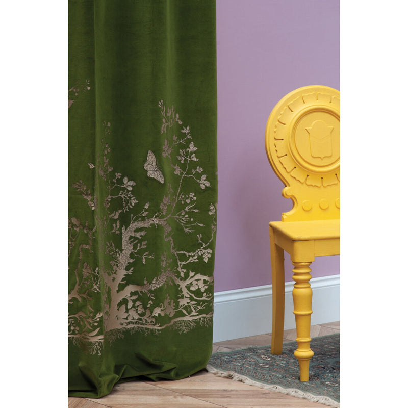 Birdbranch Velvet Panel Fabric Wallpaper by Timorous Beasties-7