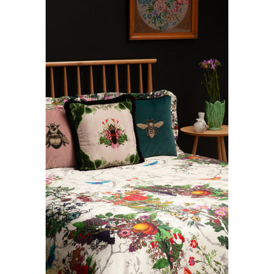 Bloomsbury Garden Dove Duvet Set by Timorous Beasties-4