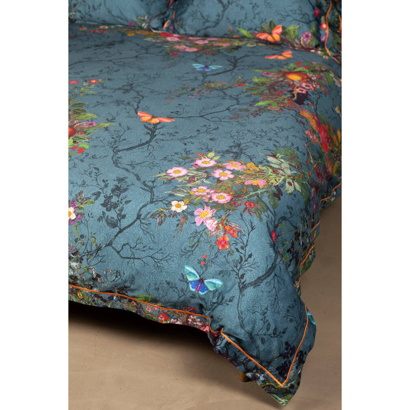 Bloomsbury Teal Garden Duvet Set by Timorous Beasties-1