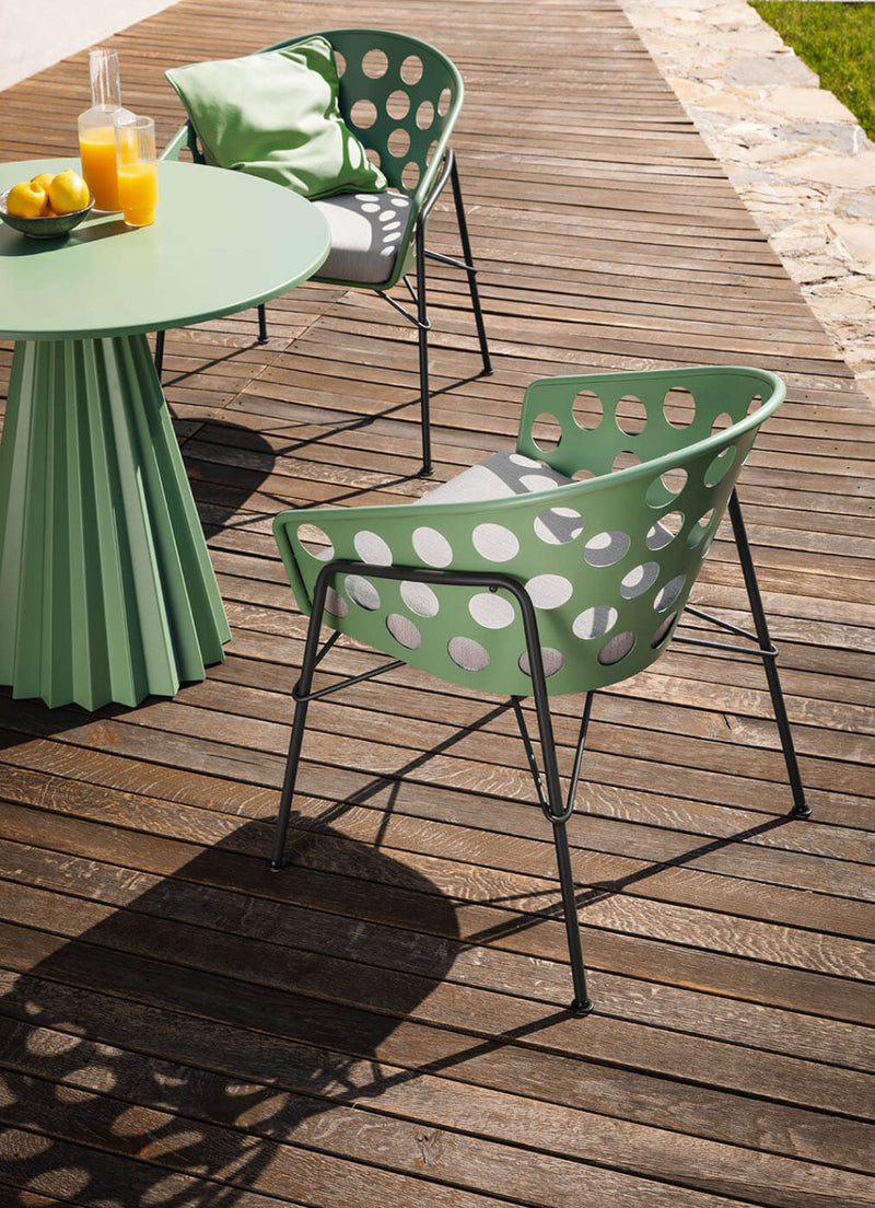 Bolle Outdoor P M TS Dining Armchair by MIDJ