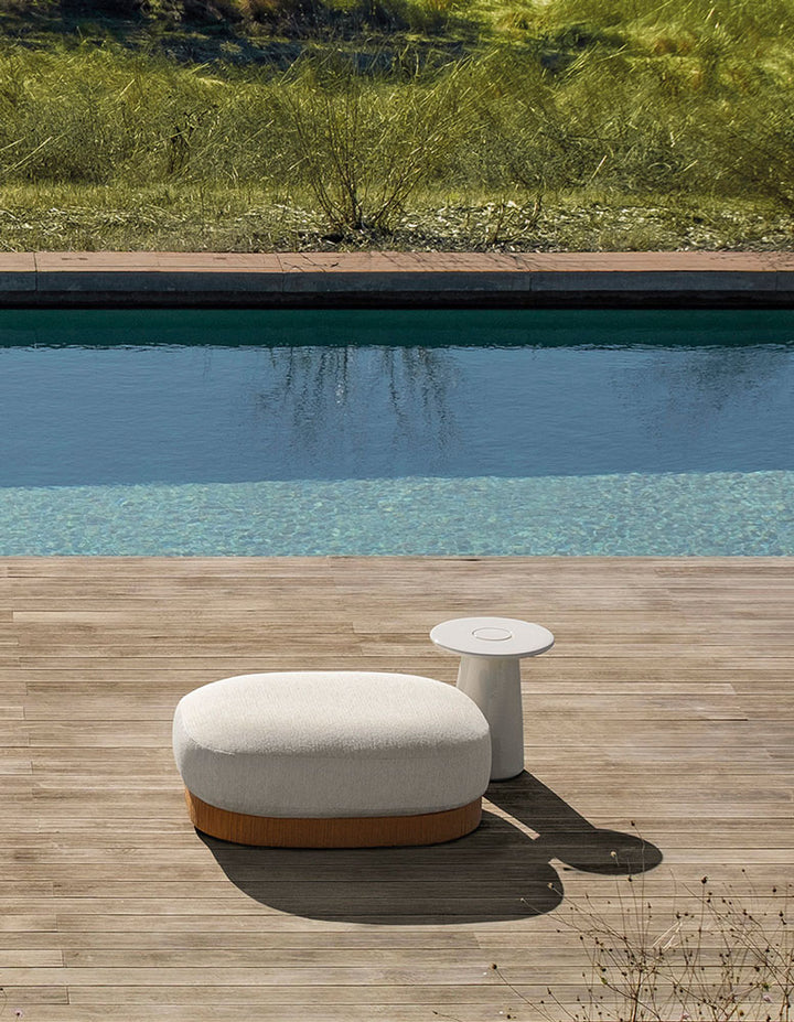 Brae Outdoor Ottoman 98 cm by Expormim