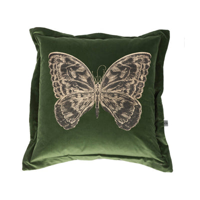 Butterfly Velvet Cushion by Timorous Beasties