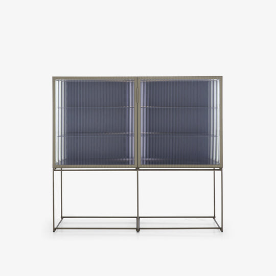 Canaletto Display Cabinet 2-Door Chest Clear Glass Front K 7 by Ligne Roset