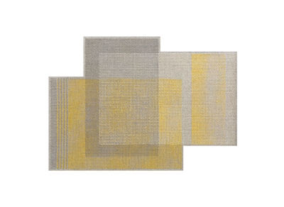 Canevas Geo Felt Rug by GAN