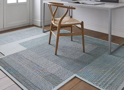 Canevas Geo Felt Rug by GAN