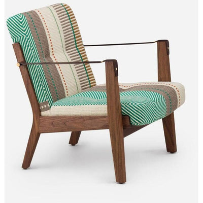 Capo Lounge Armchair With Manta Espinhada Verde Upholstery by De La Espada 1