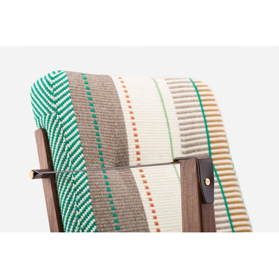 Capo Lounge Armchair With Manta Espinhada Verde Upholstery by De La Espada 5