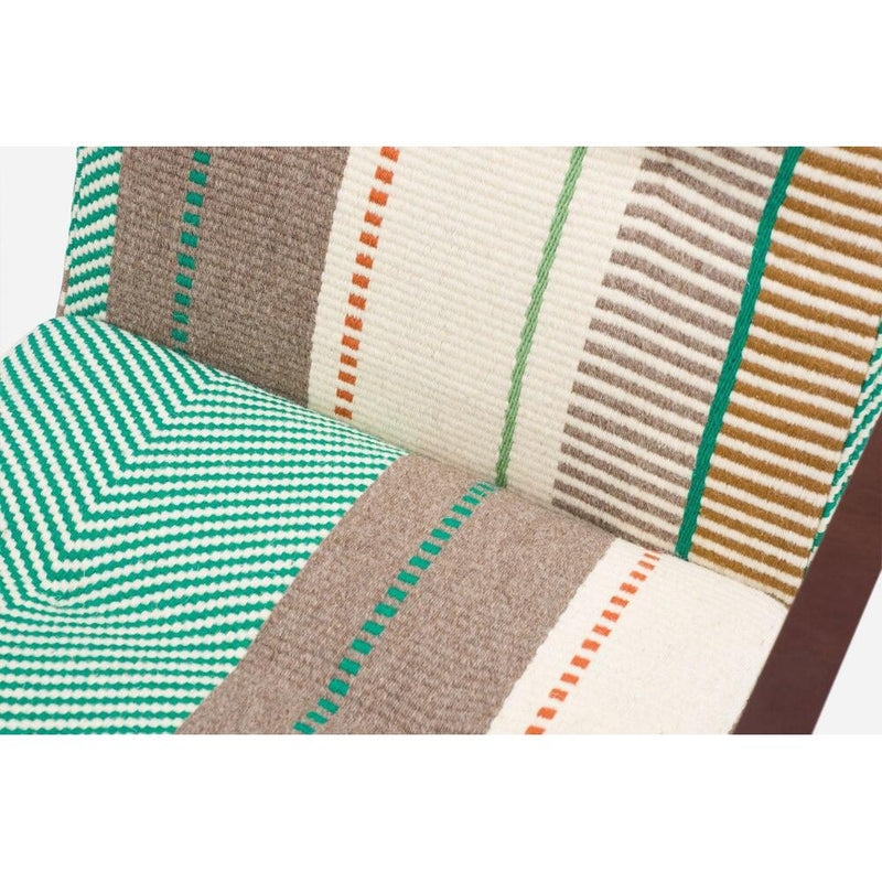 Capo Lounge Armchair With Manta Espinhada Verde Upholstery by De La Espada 8