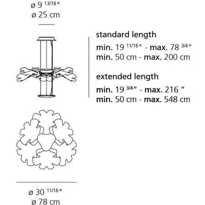 Chlorophilia Susp LED 42W 30K 93CRI Dim 2-Wire Alu by Artemide 1