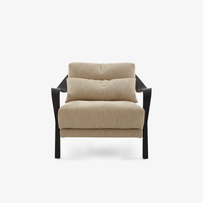 Cityloft Armchair Arms In Aluminium Complete Item by Ligne Roset