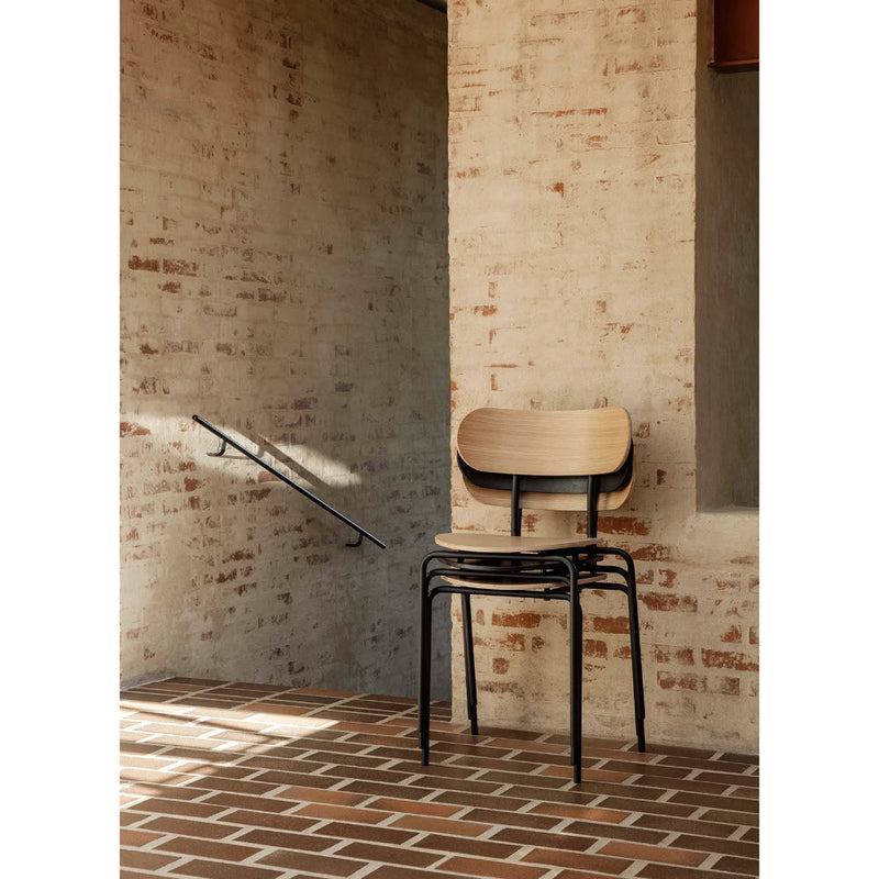 Coco Dining Chair Un-Upholstered & Stackable by Gubi - Additional Image - 5