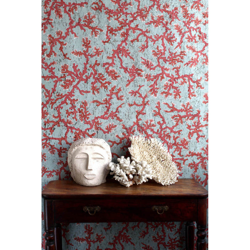 Coral Cork Wallpaper by Timorous Beasties-6