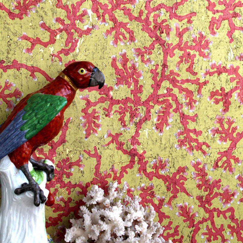 Coral Cork Wallpaper by Timorous Beasties-7