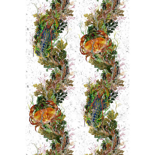 Crab And Lobster Cork Wallpaper by Timorous Beasties