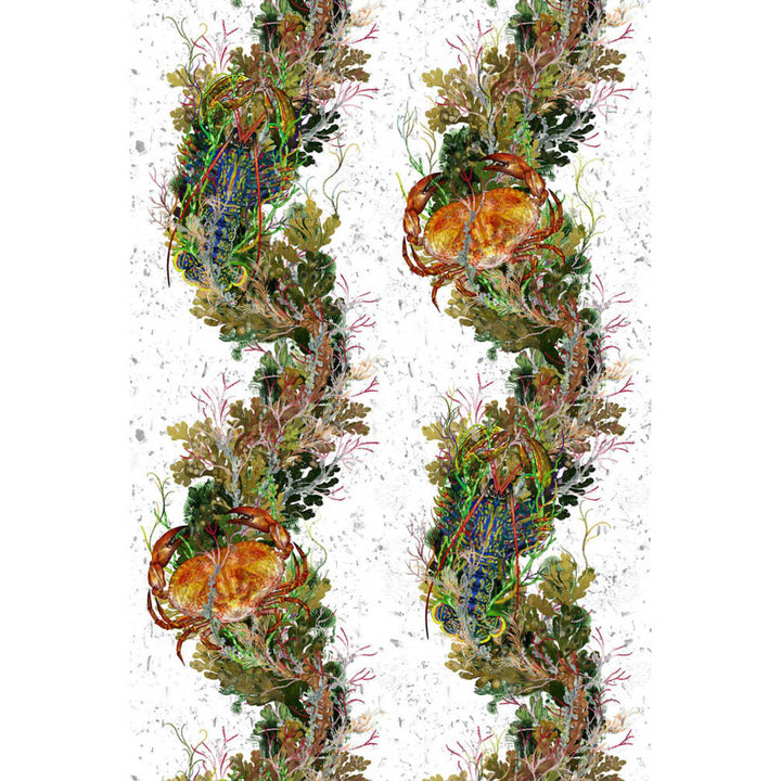 Crab And Lobster Cork Wallpaper by Timorous Beasties