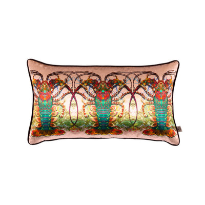 Crustacean Row Velvet Cushion by Timorous Beasties