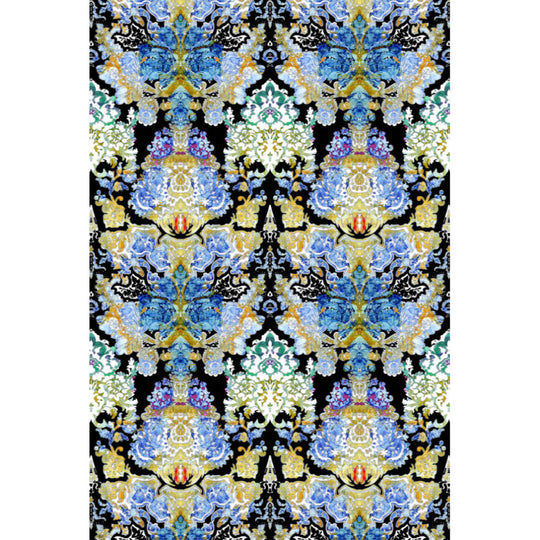 Damsel Damask Velvet Fabric Wallpaper by Timorous Beasties