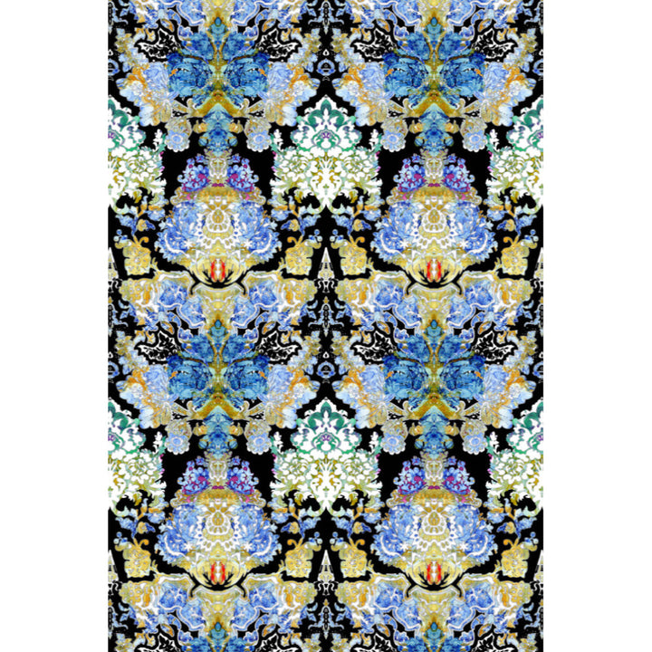 Damsel Damask Velvet Fabric Wallpaper by Timorous Beasties