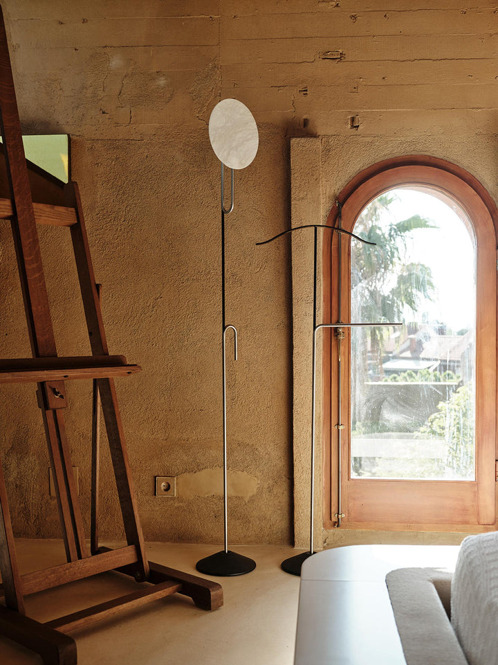 Baton Candle Holder with Diffuser Mirror by Barcelona Design