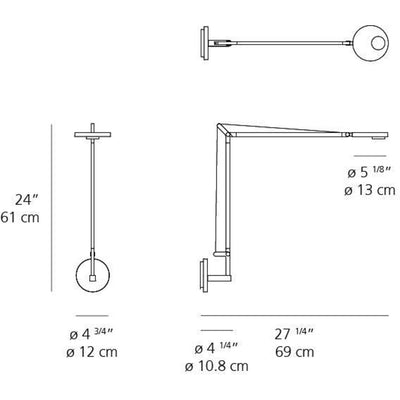 Demetra Wall Lamp 90 CRI by Artemide 2