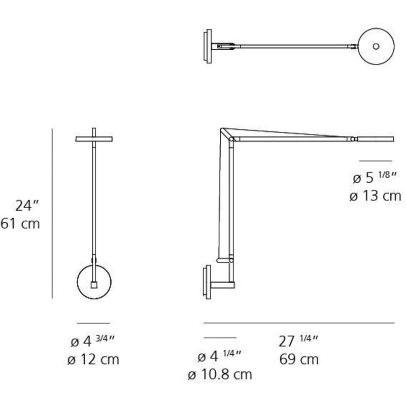 Demetra Wall Lamp Wall Support by Artemide 3