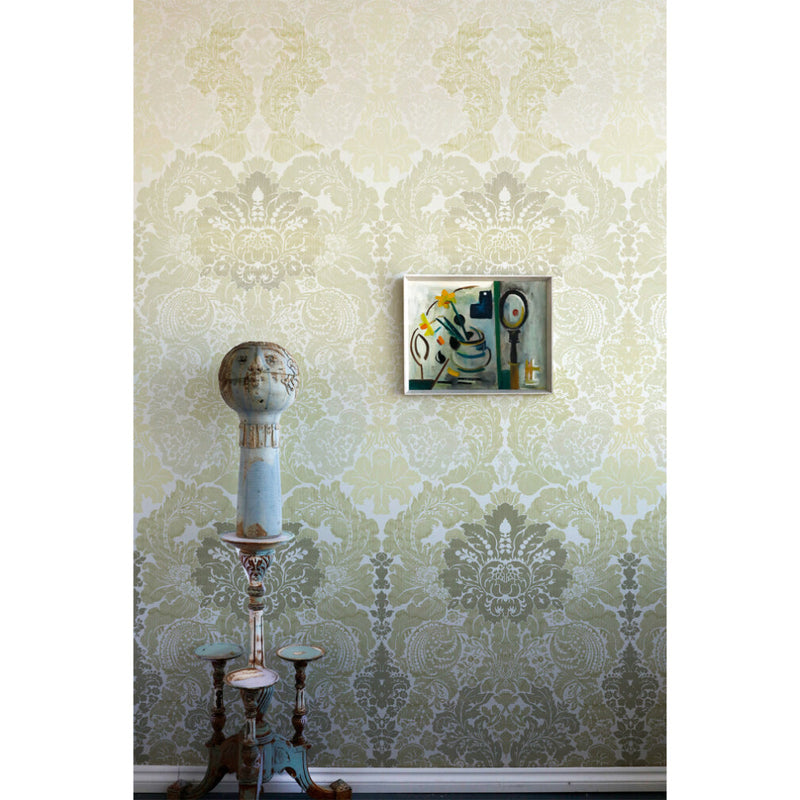 Disappearing Damask Superwide Wallpaper Panel by Timorous Beasties-13