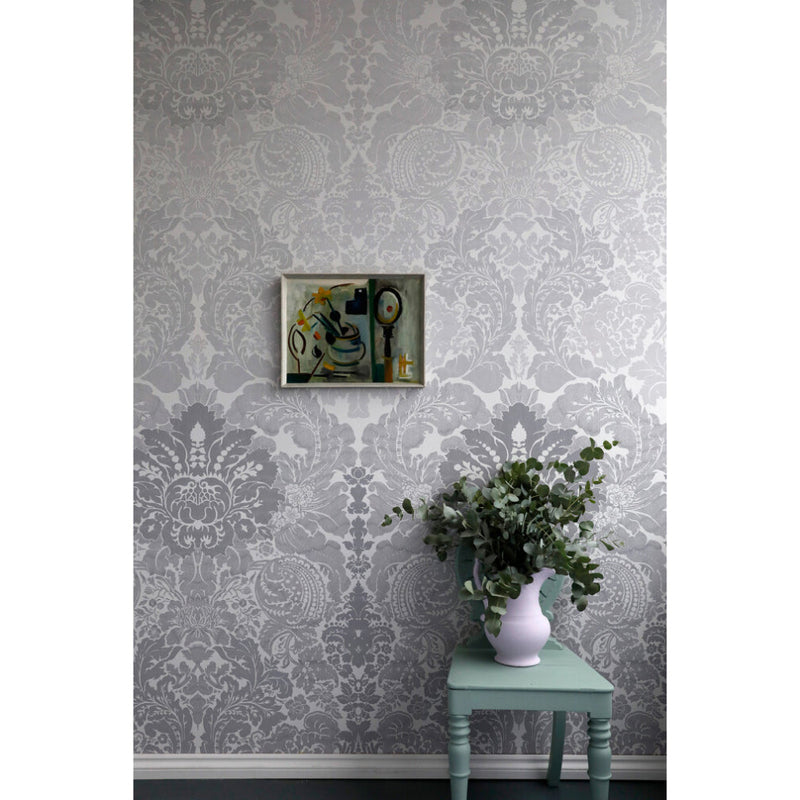 Disappearing Damask Superwide Wallpaper Panel by Timorous Beasties-6