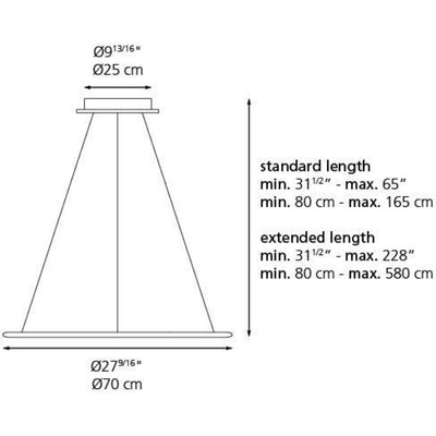 Discovery Suspension Lamp with Extension by Artemide 3