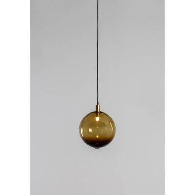 Drape 6" ellipsoid glass Pendant by SkLO 1