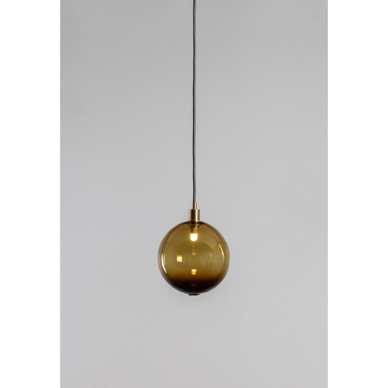 Drape 6" ellipsoid glass Pendant by SkLO 1