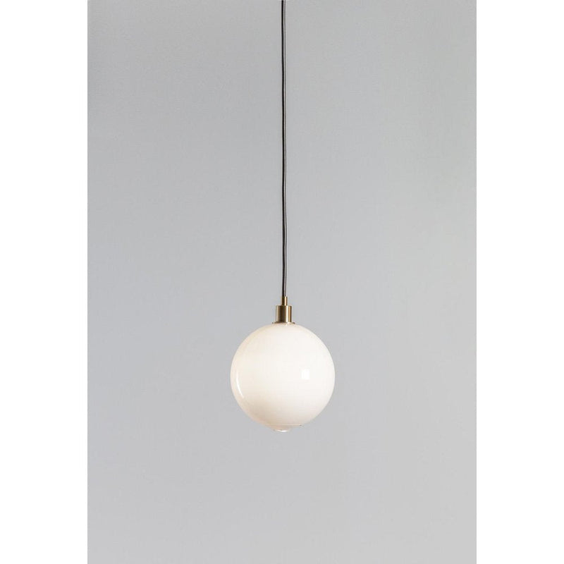 Drape 6" ellipsoid glass Pendant by SkLO 3